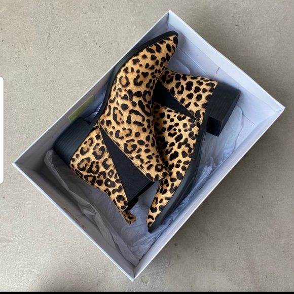 Steve Madden Jonnd Leopard Ankle Boot Sz 8 - Picture 6 of 8